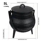 Panela de Ferro Fundido 3 Pernas 5L